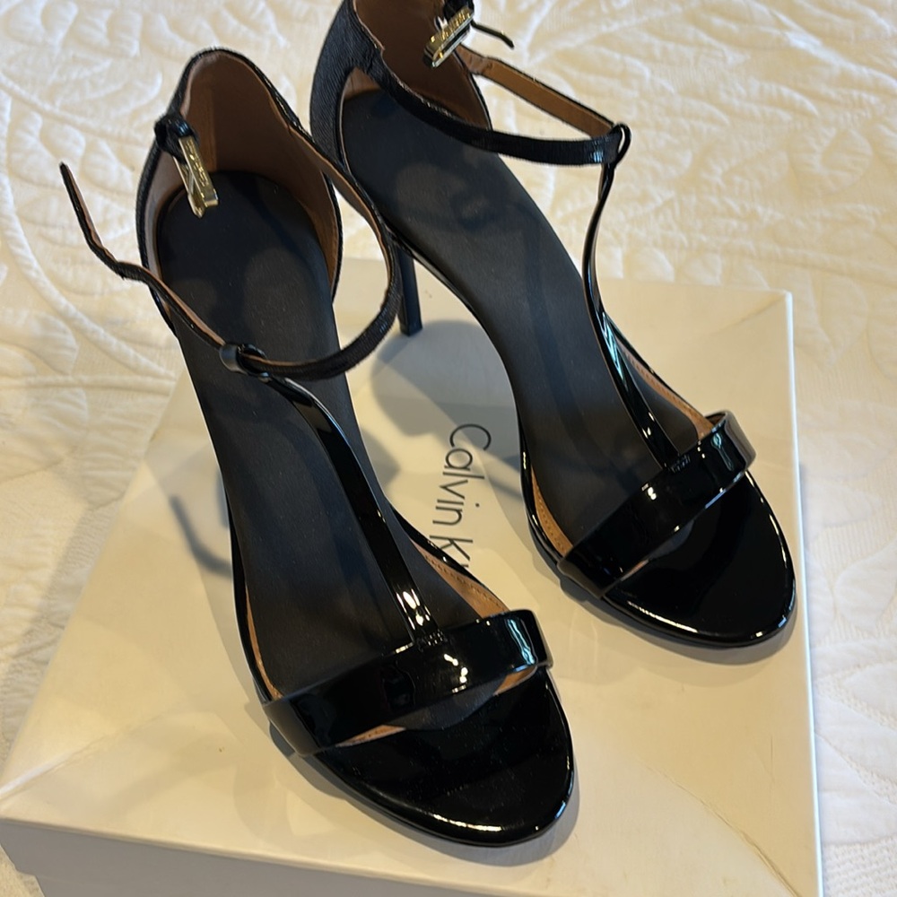 Calvin Klein Black Patent Shoes